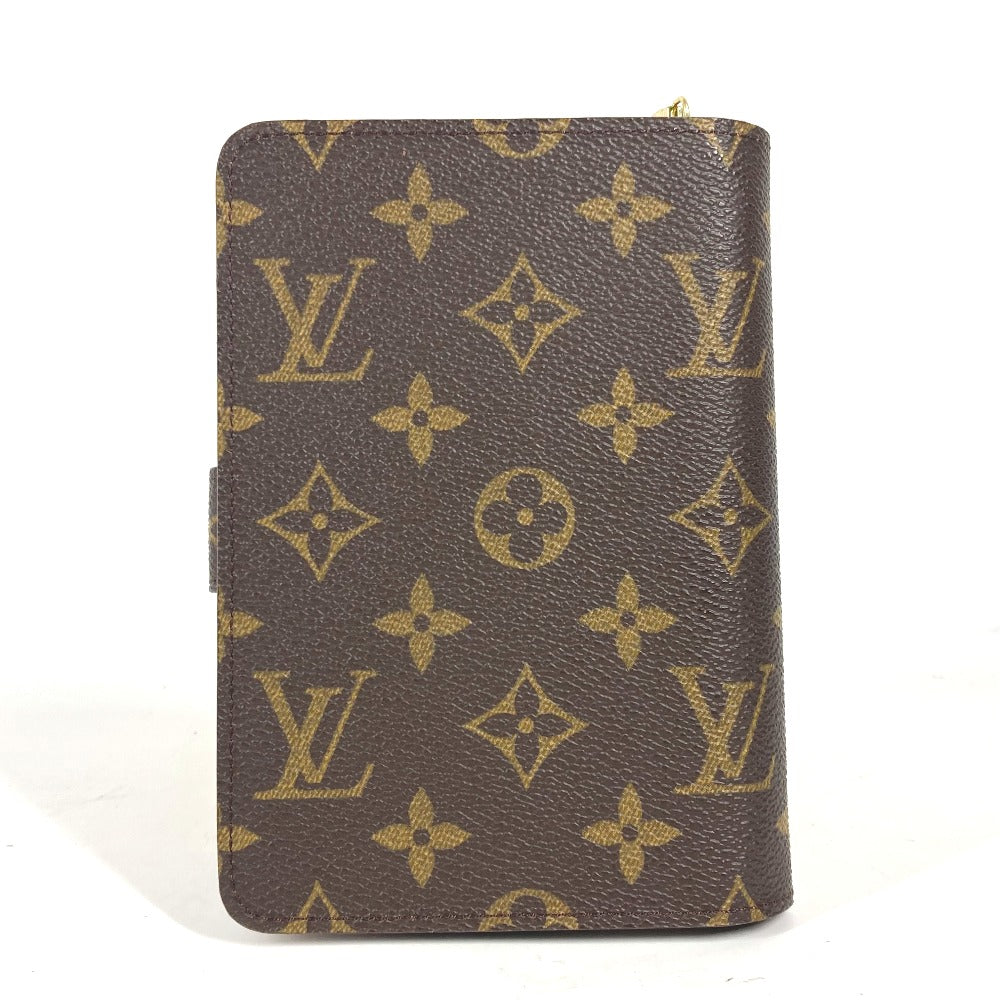 LOUIS VUITTON Folded wallet M61207 Monogram canvas Brown Monogram Porto Papie Zip