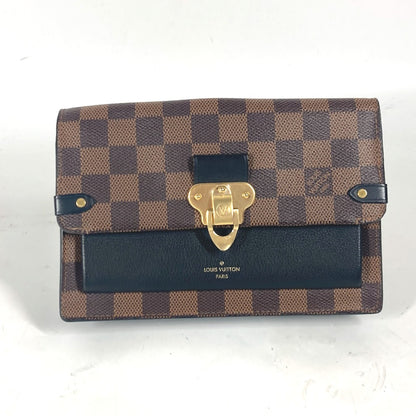 LOUIS VUITTON Long Wallet Purse N60221 Damier canvas Brown Damier Portefeuille・VavinChain