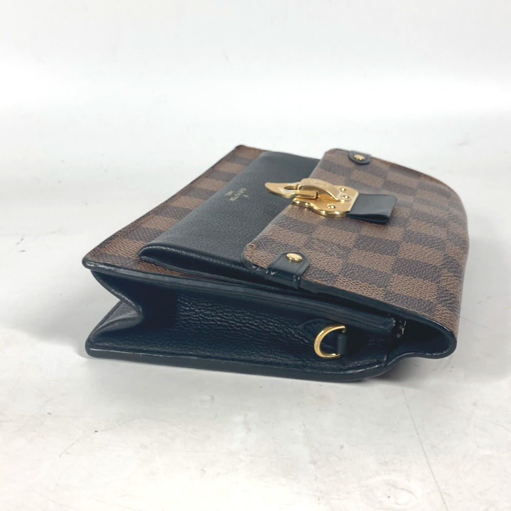 LOUIS VUITTON Long Wallet Purse N60221 Damier canvas Brown Damier Portefeuille・VavinChain