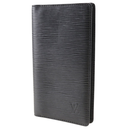 LOUIS VUITTON Notebook cover R20522 Epi Leather black Agenda posh mens(Unisex) Used Authentic