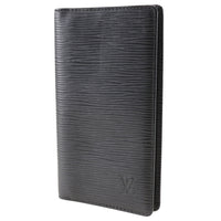 LOUIS VUITTON Notebook cover Agenda posh Epi Leather R20522 black(Unisex) Used Authentic