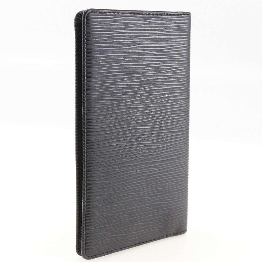 LOUIS VUITTON Notebook cover R20522 Epi Leather black Agenda posh mens(Unisex) Used Authentic