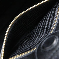 PRADA Handbag Quilting 2WAYShoulder Safiano Nylon 1BA100 Women Used Authentic