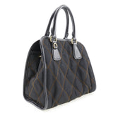 PRADA Handbag Quilting 2WAYShoulder Safiano Nylon 1BA100 Women Used Authentic