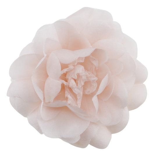 CHANEL Brooch cloth pink Camelia