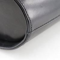 Salvatore Ferragamo Handbag Vara ribbon leather black Women Used Authentic