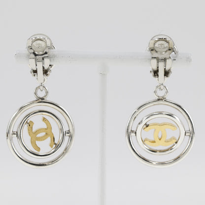 CHANEL Earring A06833X01060 metallic Silver Women Used Authentic