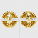 CHANEL Earring vintage COCO Mark Plated Gold Women Used Authentic