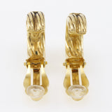 CHANEL Earring Plated Gold gold Women Used Authentic