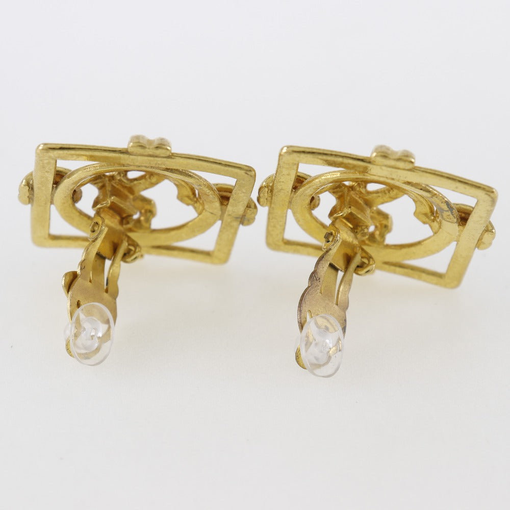 CHANEL Earring Plated Gold gold Women Used Authentic