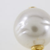 CHANEL Pierce Faux Pearl, Plated Gold gold Women Used Authentic