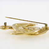 CHANEL Brooch Matrasse COCO Mark Plated Gold gold Women Used Authentic