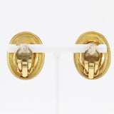 Christian Dior Earring vintage Plated Gold gold Women Used Authentic
