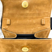 Salvatore Ferragamo Handbag Vala Suede BC213104 Brown Women Used Authentic