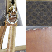 CELINE Handbag Macadam PVC Brown Women Used Authentic