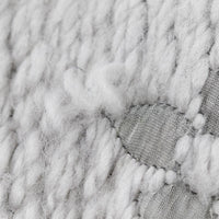 LOUIS VUITTON Scarf Escalp ﾂｷ Logo Mania Muffler wool M74742 gray unisex(Unisex) Used Authentic