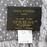 LOUIS VUITTON Scarf Escalp · Logo Mania Muffler wool M74742 gray unisex(Unisex) Used Authentic