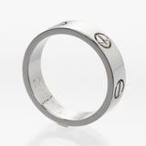 CARTIER Ring Fine jewelry love K18 white gold WG Women Used Authentic