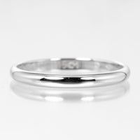 CARTIER Ring 1895 wedding Pt950Platinum Silver mens Used Authentic
