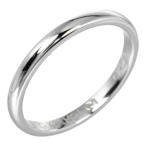 CARTIER Ring 1895 wedding Pt950Platinum Silver Women Used Authentic
