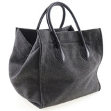 CELINE Tote Bag Luggage phantom felt gray Women Used Authentic