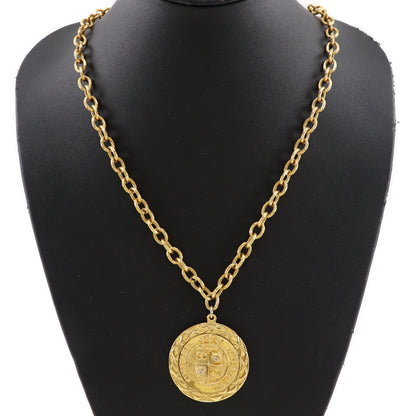 CHANEL Necklace Plated Gold gold Women Used Authentic