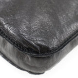 HERMES Shoulder Bag Tudu Mini Shoulder Calfskin black unisex(Unisex) Used Authentic