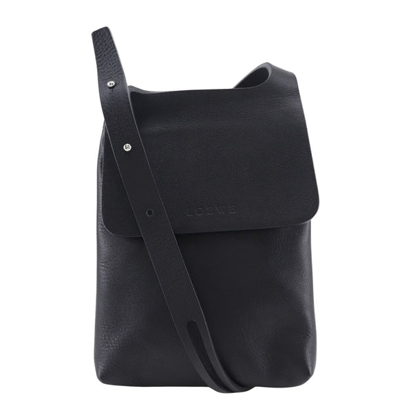 LOEWE Shoulder Bag Calfskin black Women Used Authentic