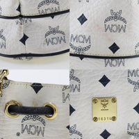 MCM Shoulder Bag BucketShoulder PVC white Women Used Authentic