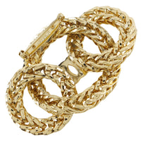 CHANEL Brooch Plated Gold gold Women Used Authentic