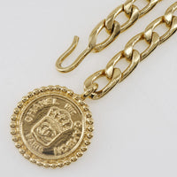 Chanel Chain Chain Belt plaqué Gold Femmes Femmes utilisées authentiques