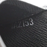 Louis Vuitton Long Wallet -Geldbeutel alter Bruder Taiga Black Mens benutzte authentisch
