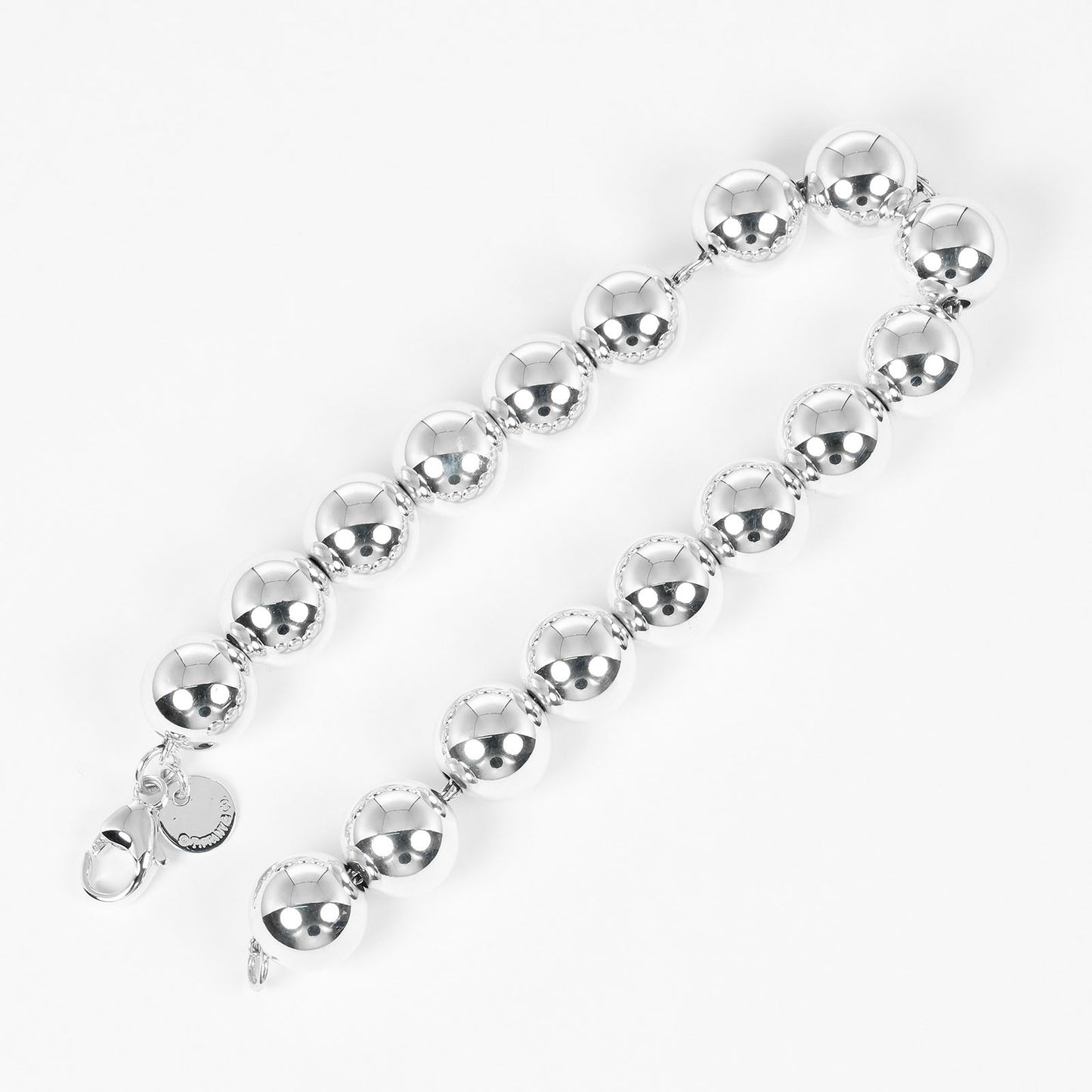 TIFFANY&Co. bracelet Silver925 Silver Circumference of Wrist6.3" Hardware ball Women Used Authentic