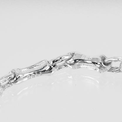 TIFFANY&Co. bracelet Silver925 Silver Bamboo Chain Women Used Authentic