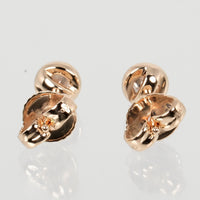 TIFFANY&Co. Pierce 0.10ctx2 By the yard K18 pink gold, diamond gold Women Used Authentic