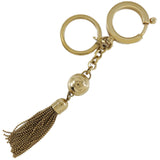 LOUIS VUITTON key ring Key ring Bag charm Portocre Swing Plated Gold M65997 gold unisex(Unisex) Used Authentic