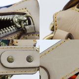 Salvatore Ferragamo Shoulder Bag Cotton, Leather EX-21 6452 multicolor Women Used Authentic