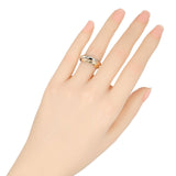 CARTIER Ring Trinity K18 Gold, YG PG WG gold Women Used Authentic