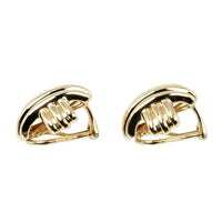TIFFANY&Co. Earring K18 yellow gold gold Signature Women Used Authentic