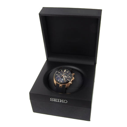 SEIKO Watches Solar Powered Radio Watch SBXC024 Stainless Steel, Rubber black GPSSolar Powered Astron black dial