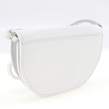 BURBERRY Shoulder Bag Olympia Mini Shoulder leather White Women Used Authentic