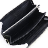 LOUIS VUITTON Long Wallet Purse Zippy wallet Portefeuille Rock Me leather black Women Used Authentic