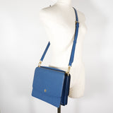 LOUIS VUITTON Shoulder Bag W Hook Wallet  Grenel Epi Leather Blue Women Used Authentic