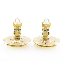 CHANEL Earring vintage Matrasse Plated Gold gold Women Used Authentic