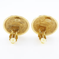 CHANEL Earring vintage Matrasse COCO Mark Plated Gold gold Women Used Authentic