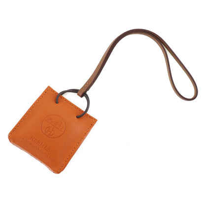 HERMES charm Anyo Miro Orange Bag charm sac orange unisex(Unisex) Used Authentic