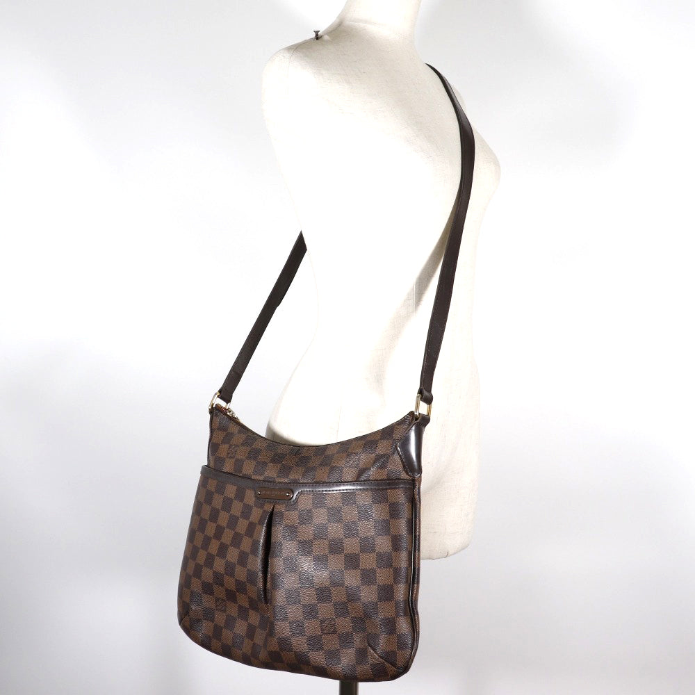 LOUIS VUITTON Shoulder Bag N42251 Damier canvas Brown Bloomsbury PM Women Used Authentic