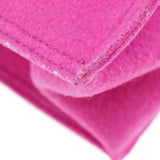SAINT LAURENT Tote Bag Felt, Leather pink Women Used Authentic