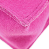 SAINT LAURENT Tote Bag Felt, Leather pink Women Used Authentic