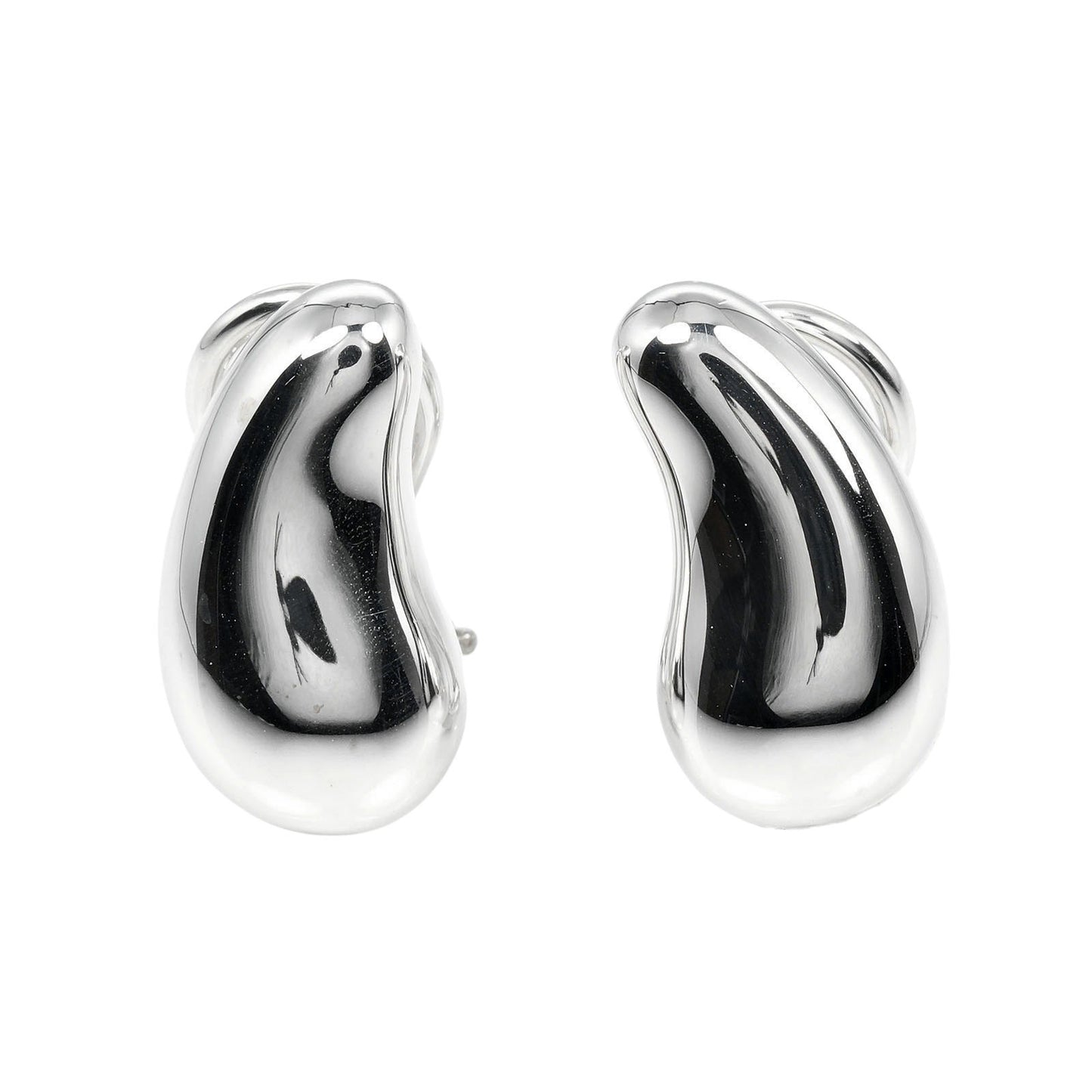 TIFFANY&Co. Earring Silver925 Silver teardrop Women Used Authentic